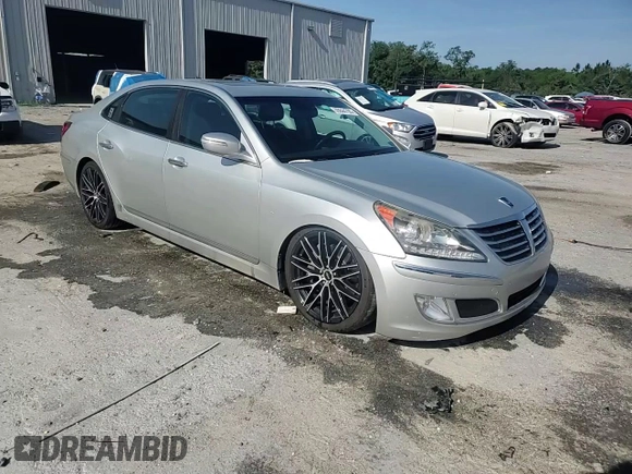 2013 Hyundai Equus Signature с VIN KMHGH4JH4DU063096, выставлен на аукционе Copart как лот 59844795 с пробегом 133 213 миль миль и Списание • Salvage title. История ставок и продаж доступна на DreamBid. Изображение 13.