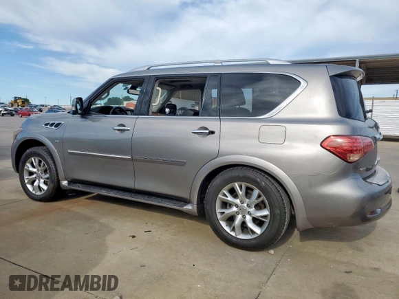 2011 Infiniti QX56 7-passenger with VIN JN8AZ2NFXB9504352, listed as a Copart auction lot 57708865 with Not provided miles and Clean title. Bid and sale history available at DreamBid. Image 2.