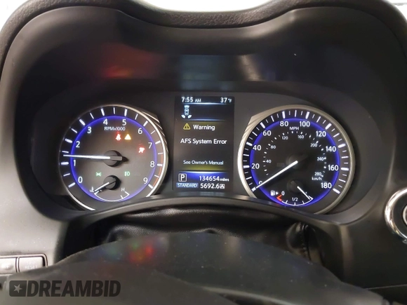 2014 Infiniti Q50 Sport with VIN JN1BV7AR0EM695972, listed as a IAAI auction lot 41732229 with 134,654 mi miles and . Bid and sale history available at DreamBid. Image 7.