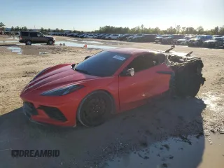 2024 Chevrolet Corvette 2LT z VIN 1G1YB2D43R5120454, wystawiony jako Copart lot #81059734 z przebiegiem 17 060 mil mil oraz Szkoda całkowita • Salvage title. Historia ofert i sprzedaży dostępna na DreamBid. Obrazek 1.
