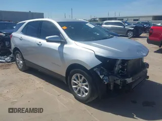 2020 Chevrolet Equinox LT with VIN 3GNAXKEVXLS576599, listed as a IAAI auction lot 41727409 with 76,991 mi miles. Bid and sale history available at carsss.com. Image 1.
