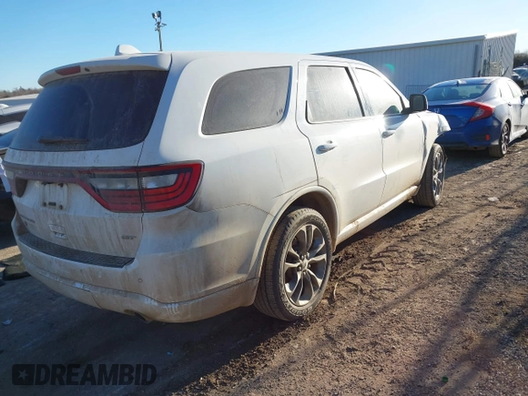 2019 Dodge Durango GT Plus with VIN 1C4RDJDG8KC664072, listed as a IAAI auction lot 41670605 with 189,081 mi miles and . Bid and sale history available at DreamBid. Image 4.