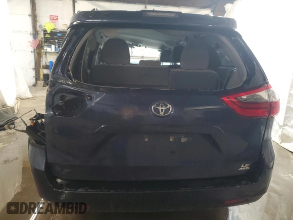 2020 Toyota Sienna LE with VIN 5TDJZ3DC5LS240162, listed as a Copart auction lot 87418854 with Not provided miles and Salvage title. Bid and sale history available at DreamBid. Image 6.