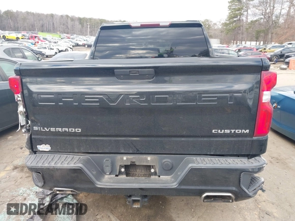2020 Chevrolet Silverado 1500 Custom with VIN 3GCPWBEF7LG150337, listed as a IAAI auction lot 41424254 with 86,483 mi miles. Bid and sale history available at carsss.com. Image 16.