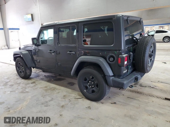 2023 Jeep Wrangler Willys with VIN 1C4HJXDN8PW531498, listed as a Copart auction lot 49875335 with 37,194 mi miles and Salvage Title. Bid and sale history available at DreamBid. Image 2.