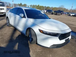 2024 Honda Accord EX with VIN 1HGCY1F38RA003587, listed as a IAAI auction lot 41742199 with 25,754 mi miles and . Bid and sale history available at DreamBid. Image 1.