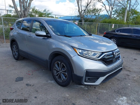 2020 Honda CR-V EX-L with VIN 7FARW1H88LE021419, listed as a IAAI auction lot 41538356 with 30,655 mi miles. Bid and sale history available at carsss.com. Image 1.
