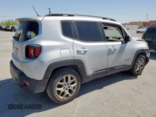2017 Jeep Renegade Latitude with VIN ZACCJABB6HPE61224, listed as a Copart auction lot 57641775 with 127,078 mi miles and Salvage title. Bid and sale history available at DreamBid. Image 3.