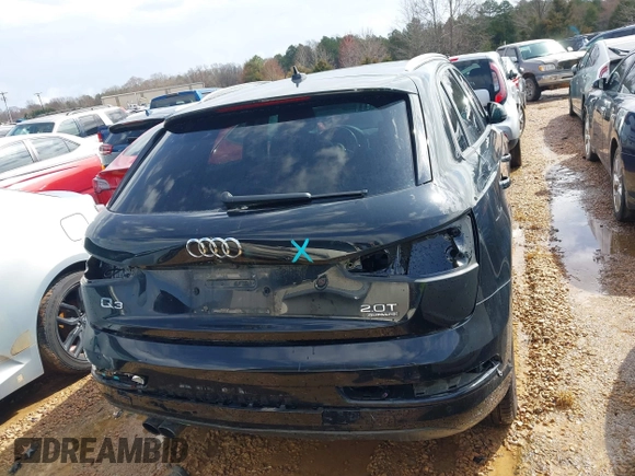 2017 Audi Q3 Premium with VIN WA1ECCFS6HR014333, listed as a IAAI auction lot 41471544 with 105,121 mi miles. Bid and sale history available at carsss.com. Image 17.