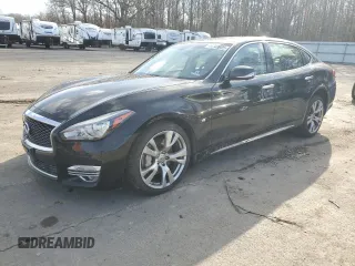 2017 Infiniti Q70L 3.7 with VIN JN1BY1PR8HM210607, listed as a Copart auction lot 44102225 with 112,415 mi miles and Salvage Title. Bid and sale history available at carsss.com. Image 1.