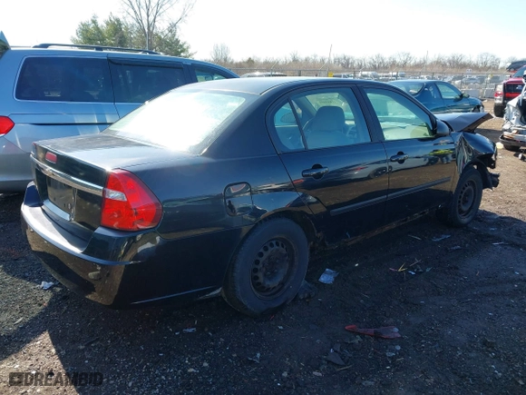 2005 Chevrolet Malibu with VIN 1G1ZS52F95F263925, listed as a IAAI auction lot 41843641 with 184,001 mi miles. Bid and sale history available at carsss.com. Image 4.