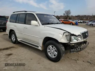 2000 Lexus LX 470 z VIN JT6HT00W8Y0126253, wystawiony jako Copart lot #49400665 z przebiegiem 181 328 mil mil oraz Szkody całkowita. Historia ofert i sprzedaży dostępna na DreamBid. Obrazek 4.