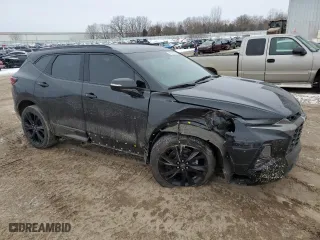 2022 Chevrolet Blazer RS with VIN 3GNKBERS5NS225896, listed as a Copart auction lot 44914365 with 25,957 mi miles and Salvage Title. Bid and sale history available at carsss.com. Image 4.
