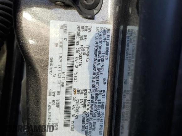 2015 Ford C-Max Energi SEL with VIN 1FADP5CU5FL121886, listed as a Copart auction lot 72168813 with 102,301 mi miles. Bid and sale history available at carsss.com. Image 12.