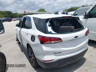 2023 Chevrolet Equinox LS with VIN 3GNAXHEG1PL225603, listed as a IAAI auction lot 42259161 with 24,686 mi miles and . Bid and sale history available at DreamBid. Image 3.