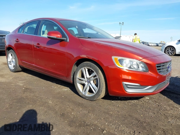 2015 Volvo S60 T5 Premier with VIN YV1612TB3F1309765, listed as a IAAI auction lot 42108221 with 103,874 mi miles. Bid and sale history available at carsss.com. Image 1.