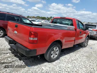2007 Ford F-150 XL with VIN 1FTRF12277NA34766, listed as a Copart auction lot 51137965 with 161,434 mi miles and Salvage Title. Bid and sale history available at carsss.com. Image 3.