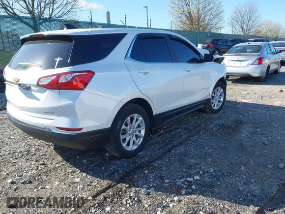 2021 Chevrolet Equinox LT with VIN 3GNAXUEV9MS171993, listed as a IAAI auction lot 41933020 with 38,015 mi miles and . Bid and sale history available at DreamBid. Image 4.