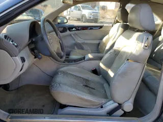 2001 Mercedes-Benz CLK 320/430 with VIN WDBLJ70G21T002279, listed as a Copart auction lot 80878584 with 216,582 mi miles and Salvage Title. Bid and sale history available at DreamBid. Image 7.