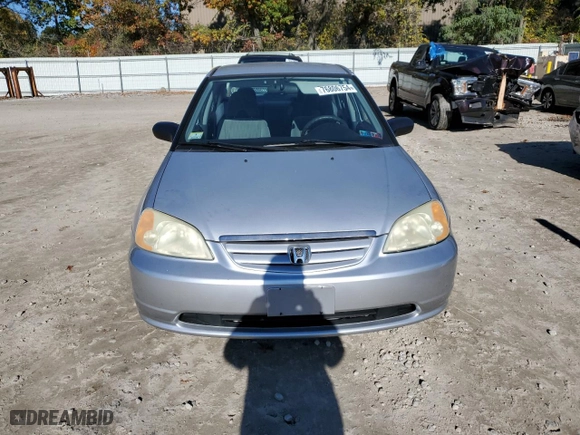 2003 Honda Civic LX with VIN 1HGES16603L037779, listed as a Copart auction lot 76806754 with 127,692 mi miles and Clean Title. Bid and sale history available at carsss.com. Image 5.