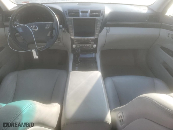 2012 Lexus LS 460 with VIN JTHCL5EF1C5014719, listed as a Copart auction lot 41970505 with 0 mi miles and Salvage Title. Bid and sale history available at carsss.com. Image 8.