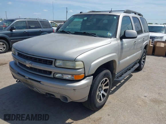 2005 Chevrolet Tahoe Z71 with VIN 1GNEC13T65R162332, listed as a IAAI auction lot 42058892 with 271,775 mi miles and . Bid and sale history available at DreamBid. Image 2.