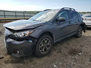 2020 Subaru Crosstrek Premium with VIN JF2GTAEC4LH213832, listed as a Copart auction lot 61101545 with 76,837 mi miles and Salvage title. Bid and sale history available at DreamBid. Image 1.