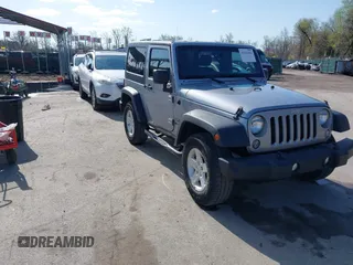 2015 Jeep Wrangler Sport with VIN 1C4GJWAG0FL503254, listed as a IAAI auction lot 41931666 with 115,394 mi miles. Bid and sale history available at carsss.com. Image 1.