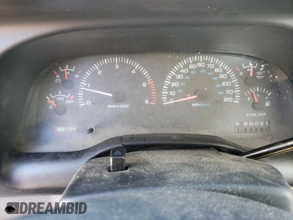 2000 Dodge Ram 2500 with VIN 3B7KC26Z6YM231298, listed as a Copart auction lot 86166324 with 192,134 mi miles and Clean Title. Bid and sale history available at carsss.com. Image 9.