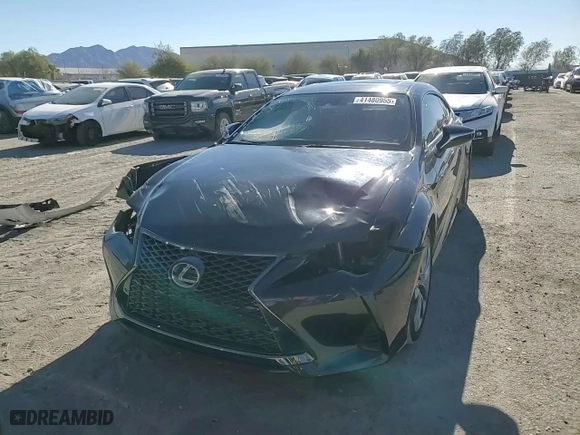 2021 Lexus RC with VIN JTHGZ5BC3M5024499, listed as a Copart auction lot 41480955 with 18,010 mi miles and Salvage Title. Bid and sale history available at carsss.com. Image 14.