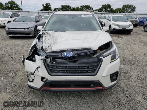 2024 Subaru Forester Special Sports with VIN JF2SKAGC5RH416151, listed as a Copart auction lot 53538145 with 21,665 mi miles and Salvage title. Bid and sale history available at DreamBid. Image 5.