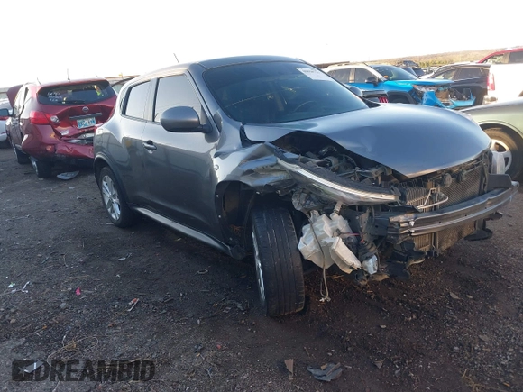2014 Nissan Juke S with VIN JN8AF5MV1ET480257, listed as a IAAI auction lot 40858753 with 135,753 mi miles. Bid and sale history available at carsss.com. Image 1.