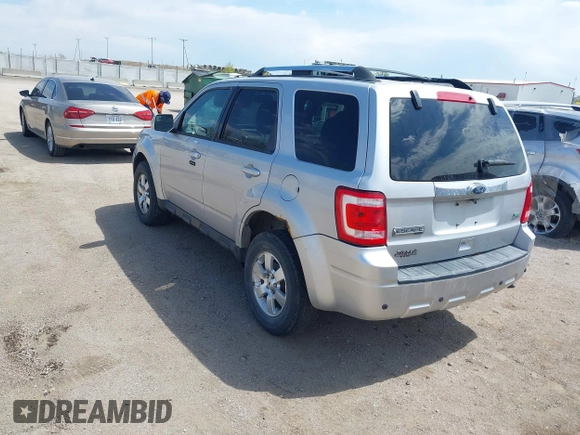 2011 Ford Escape Limited with VIN 1FMCU9EGXBKA68143, listed as a IAAI auction lot 42106149 with 131,427 mi miles and . Bid and sale history available at DreamBid. Image 3.