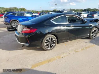 2017 Honda Accord Coupe EX-L V6 with VIN 1HGCT2B82HA007011, listed as a IAAI auction lot 41229380 with 27,838 mi miles. Bid and sale history available at carsss.com. Image 4.