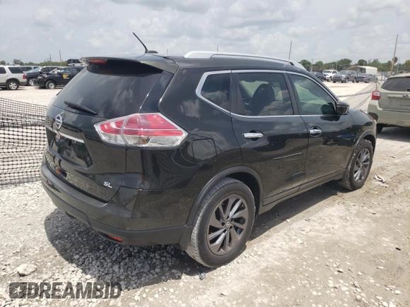 2016 Nissan Rogue SL with VIN 5N1AT2MT2GC880571, listed as a Copart auction lot 59388553 with 79,901 mi miles and Salvage Title. Bid and sale history available at carsss.com. Image 3.