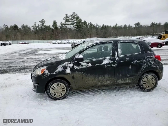 2019 Mitsubishi Mirage ES with VIN ML32A3HJ9KH012918, listed as a Copart auction lot 45253685 with 98,222 mi miles and Salvage Title. Bid and sale history available at carsss.com. Image 10.