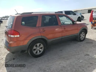 2009 Kia Borrego EX with VIN KNDJH741995016934, listed as a Copart auction lot 50734285 with 190,800 mi miles and Salvage Title. Bid and sale history available at DreamBid. Image 3.