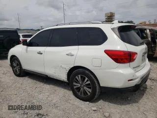 2019 Nissan Pathfinder SV z VIN 5N1DR2MN0KC620658, wystawiony jako Copart lot #55607245 z przebiegiem 114 049 mil mil oraz Szkoda całkowita • Salvage title. Historia ofert i sprzedaży dostępna na DreamBid. Obrazek 2.