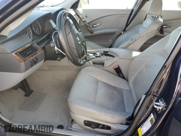 2006 BMW 5 Series 530i with VIN WBANE73566CM35956, listed as a Copart auction lot 82851184 with 131,646 mi miles and Salvage Title. Bid and sale history available at carsss.com. Image 7.