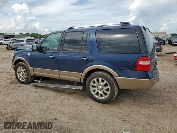 2013 Ford Expedition XLT with VIN 1FMJU1H5XDEF08088, listed as a Copart auction lot 62308255 with 123,203 mi miles and Salvage title. Bid and sale history available at DreamBid. Image 2.