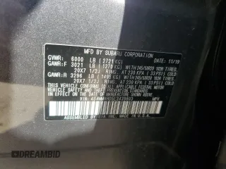 2020 Subaru Ascent Touring with VIN 4S4WMARD5L3439803, listed as a Copart auction lot 56249215 with 78,144 mi miles and Non repairable. Bid and sale history available at DreamBid. Image 14.
