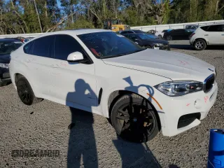 2017 BMW X6 xDrive35i with VIN 5UXKU2C36H0X47286, listed as a Copart auction lot 43232054 with 96,306 mi miles. Bid and sale history available at carsss.com. Image 4.