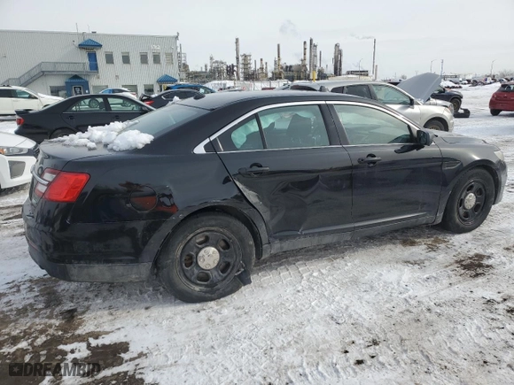 2014 Ford Sedan Police Interceptor with VIN 1FAHP2MK2EG176882, listed as a Copart auction lot 47063155 with 161,000 mi miles and Salvage Title. Bid and sale history available at carsss.com. Image 3.
