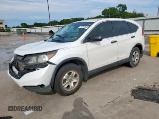 2013 Honda CR-V LX with VIN 5J6RM3H38DL015453, listed as a Copart auction lot 60501635 with 166,848 mi miles and Salvage title. Bid and sale history available at DreamBid. Image 1.