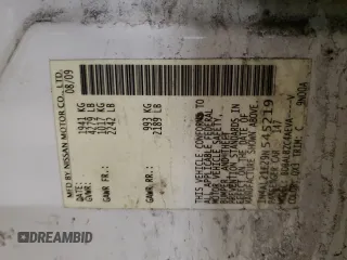 2009 Nissan Altima SL with VIN 1N4AL21E29N545219, listed as a Copart auction lot 47835555 with Not Provided miles and Salvage Title. Bid and sale history available at DreamBid. Image 13.