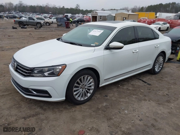 2016 Volkswagen Passat 1.8T SE w/Technology with VIN 1VWBS7A30GC013454, listed as a IAAI auction lot 41477109 with 134,027 mi miles. Bid and sale history available at carsss.com. Image 2.