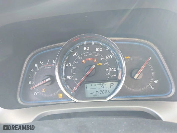 2014 Toyota RAV4 Limited with VIN 2T3DFREV5EW220519, listed as a IAAI auction lot 41808325 with 142,026 mi miles. Bid and sale history available at carsss.com. Image 7.