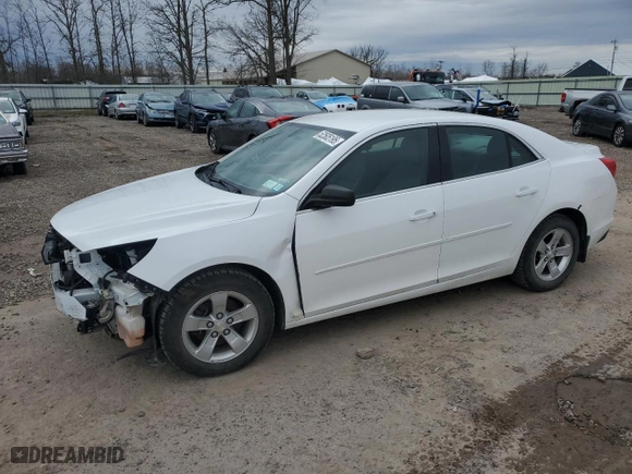 2013 Chevrolet Malibu LS with VIN 1G11B5SA4DU150492, listed as a Copart auction lot 52505195 with 86,706 mi miles and Salvage Title. Bid and sale history available at carsss.com. Image 1.
