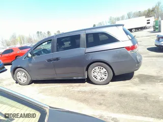 2014 Honda Odyssey LX with VIN 5FNRL5H24EB025817, listed as a IAAI auction lot 41904759 with 161,523 mi miles. Bid and sale history available at carsss.com. Image 14.