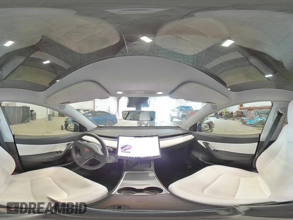 2021 Tesla Model Y Long Range with VIN 5YJYGDEE8MF252824, listed as a Copart auction lot 53801315 with 31,084 mi miles and Salvage Title. Bid and sale history available at DreamBid. Image 16.